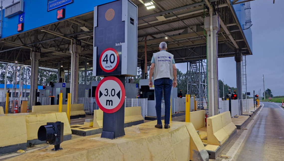 Em Cabrália Paulista, Ipem-SP verifica radar na rodovia SP 293